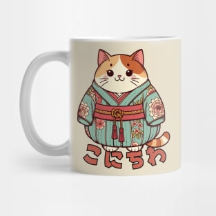 Konichiwa Kimono girl Mug